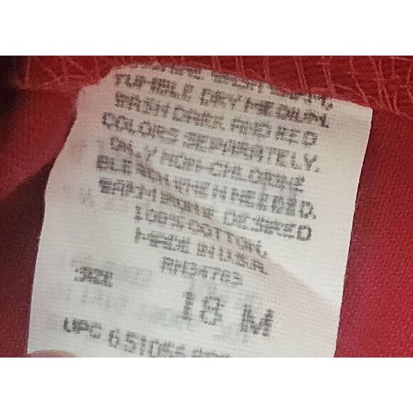 R3  Riders by Lee red Denim shorts, NWT - Picture 5 of 7